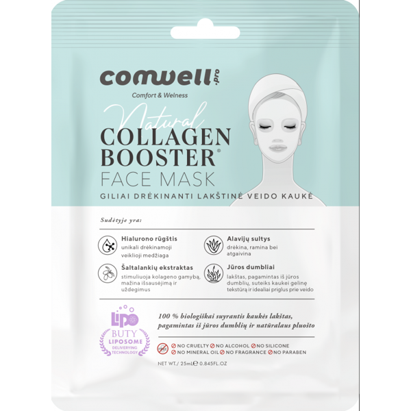 Comwell Natural Collagen Booster sejas maska, 25 ml