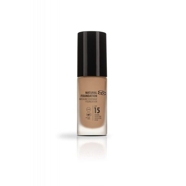 SALERM NATURAL FOUNDATION 10 tonālais krēms, gaišs tonis 30 ml.